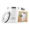 Picture of Beast 10 oz Tumbler Stainless Steel Vacuum Insulated Coffee Ice Cup Double Wall Travel Flask (Arctic White)