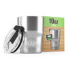 Picture of Beast 10 oz Tumbler Stainless Steel Vacuum Insulated Coffee Ice Cup Double Wall Travel Flask (Steel)