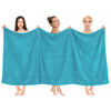 Picture of Cotton Paradise Oversized Bath Sheet, 100% Cotton 40x80 Clearance Bath Towel Sheet, Turkish Extra Large Bath Towel for Bathroom, Aqua Blue Bathsheet
