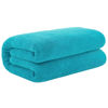 Picture of Cotton Paradise Oversized Bath Sheet, 100% Cotton 40x80 Clearance Bath Towel Sheet, Turkish Extra Large Bath Towel for Bathroom, Aqua Blue Bathsheet