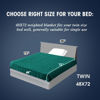 Picture of yescool Weighted Blanket for Adults (17 lbs, 48" x 72", Dark Green) Cooling Heavy Blanket for Sleeping Perfect for 190-210 lbs, Twin Size Breathable Blanket with Premium Glass Bead, Machine Washable