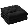 Picture of yescool Weighted Blanket for Adults (15 lbs, 60" x 80", Pink Grey) Cooling Heavy Blanket for Sleeping Perfect for 140-160 lbs, Queen Size Breathable Blanket with Premium Glass Bead, Machine Washable