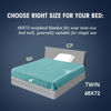 Picture of yescool Weighted Blanket for Adults (20 lbs, 48" x 72", Teal) Cooling Heavy Blanket for Sleeping Perfect for 190-210 lbs, Twin Size Breathable Blanket with Premium Glass Bead, Machine Washable