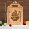 Picture of AceThrills Grandpa Gifts, Christmas Birthday Gifts for Grandpa - Engraved Bamboo Cutting Board 12.3"L x 8.7"W x 0.4"Th, Grandpa Birthday Gifts from Grandkids Granddaughter Grandson