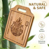 Picture of AceThrills Grandpa Gifts, Christmas Birthday Gifts for Grandpa - Engraved Bamboo Cutting Board 12.3"L x 8.7"W x 0.4"Th, Grandpa Birthday Gifts from Grandkids Granddaughter Grandson