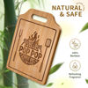 Picture of AceThrills Pop Pop Gifts - 12.2"L × 8.7"W × 0.4"Th Engraved Bamboo Cutting Board - Pop Pop Fathers Day Gift, Gifts for Pop Pop, Pop Pop Fathers Day Gift