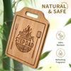 Picture of AceThrills Step Dad Gift, Birthday Gifts for Step Dad - Engraved Bamboo Cutting Board 12.3"L x 8.7"W x 0.4"Th - Step Dad Father Day Gifts, Step Dad Christmas Gifts