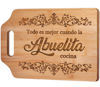 Picture of AceThrills Abuelita Gifts in Spanish - Engraved Bamboo Cutting Board 12.3"L x 8.7"W x 0.4"Th - Gifts for Abuelita, Regalo Para Abuelita, Abuelita Mothers Day Gifts, Abuelita Christmas Gifts