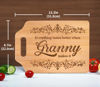 Picture of AceThrills Granny Gifts - Engraved Bamboo Cutting Board 12.3"L x 8.7"W x 0.4"Th - Gifts for Granny, Granny Birthday Gifts from Grandkids