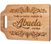 Picture of AceThrills Abuela Gifts - Tabla de Cortar de Bambú Grabada 12.3"L x 8.7"W x 0.4"Th - Regalos para Abuela, Regalos de CumpleañOs para Abuela Mujer, Regalos de Navidad para Abuela Mujer