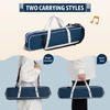 Picture of CAHAYA Melodica Instrument 32 Keys: Double Tubes Mouthpiece Air Piano Keyboard Musical Instrument Gift with Carrying Bag Beige Blue