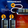 Picture of CAHAYA Melodica 32 Keys: Double Tubes Mouthpiece Air Piano Keyboard Musical Instrument Gift with Carrying Bag for Beginners, Professional Musicians
