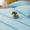 Picture of SONORO KATE Bed Sheet Set Super Soft Microfiber 1800 Thread Count Luxury Egyptian Sheets 16-Inch Deep Pocket，Wrinkle and Hypoallergenic-3 Piece (Spa Blue, Twin)