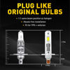 Picture of AUXITO H1 Fog Bulb, 6500K White 1:1 Mini Size, Canbus Ready, Wireless Plug and Play, Pack of 2