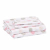 Picture of Amazon Basics - 4 Piece Kid's Soft Easy-Wash Lightweight Microfiber Sheet Set, Full, Pink Kitties, Animal Print