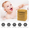 Picture of Cute Castle 12 Pack Muslin Baby Washcloths - Large 12'' by 12'' - Ultra Soft 100% Cotton - Super Absorbent Burp Cloths for Unisex, Boy, Girl -Honey