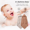 Picture of SWEET DOLPHIN Muslin Hooded Baby Bath Towels - 2 Pack 100% Cotton Towel for Babies, Infants, Toddlers - 32x32Inch - Highly Absorbent and Newborn Essential, Light Bean Paste