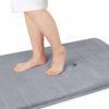 Picture of Yimobra Memory Foam Bath Mat Large Size 36.2 x 24 Inches, Soft and Comfortable, Super Water Absorption, Non-Slip, Thick, Machine Wash, Easier to Dry for Bathroom Floor Rug, Gray