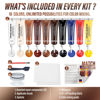 Picture of Leather Repair Kit for Furniture, Sofa, Jacket, Car Seats and Purse. Vinyl Repair Kit. Super Easy Instructions to Match Any Color, Restore Any Material, Bonded, Italian, Pleather, Genuine