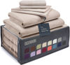Picture of BELADOR Silky Soft Twin Sheet Set - Luxury 4 Piece Bed Sheets for Twin Size Bed, Secure-Fit Deep Pocket Sheets with Elastic, Breathable Hotel Sheets and Pillowcase Set, Wrinkle Free Oeko-Tex Sheets