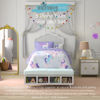 Picture of Franco Morning Bird Unicorns Astrology Kids Bedding Super Soft & Cozy Reversible Microfiber Comforter and Sheet Set with Sham, 5 Piece Twin Size