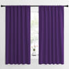 Picture of NICETOWN Living Room Curtains for Window - Energy Efficient & Noise Reducing Thermal Insulated Rod Pocket Blackout Drapes/Draperies for Living Room (Royal Purple, 2 Panels, W62 inches x L63 inches)