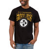 Picture of Junk Food Clothing x NFL - Pittsburgh Steelers - Bold Logo - Unisex Adult Short Sleeve Fan T-Shirt for Men and Women - Size X-Large