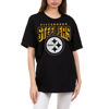 Picture of Junk Food Clothing x NFL - Pittsburgh Steelers - Bold Logo - Unisex Adult Short Sleeve Fan T-Shirt for Men and Women - Size X-Large