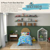 Picture of Franco Morning Bird Transportation Cars/Bus Kids Bedding Super Soft & Cozy Reversible Microfiber Comforter and Sheet Set with Sham, 5 Piece Twin Size