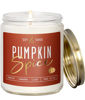 Picture of Pumpkin Spice Candle, Fall Candles - 'Pumpkin Spice' Pumpkin Candle, Autumn Scented Soy Candles for Home, Fall Scented Candles for Home, Fall Home Décor, 9oz Reusable Jar, 50Hr Burn, Made in USA