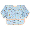 Picture of Bumkins Disney Sleeved Bib for Girl or Boy, Baby and Toddler for 6-24 Mos, Essential Must Have for Eating, Feeding, Baby Led Weaning Supplies, Long Sleeve Mess Saving Food Catcher, Mickey and Minnie