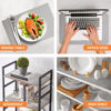 Picture of Light Gray Shelf Liners for Kitchen Cabinets Refrigerator Liners Waterproof & Oil-Proof Kitchen Cupboard Liner Drawer Mats EVA Material Non Adhesive Fridge Liner for Shelves 11.8 x 59 Inches