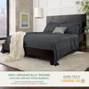 Picture of King Sheets by Pure Bamboo, Genuine 100% Organic Viscose Derived from Bamboo Bed Sheet Set, Luxuriously Soft & Cooling, Double Stitching, Lifetime Quality Promise (King, Charcoal)