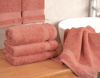 Picture of Cotton Paradise Hand Towels for Bathroom, 100% Cotton Turkish 4 Piece Hand Towel Set, Soft Absorbent Face Towels Clearance Set, Coral Hand Towels