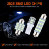 Picture of iFunyLED 24 Pieces Dome Light LED Car Interior Bulb Kit Set 194 T10 DE3175 578 31mm 42mm Bulbs Interior Replacement Lights for Car Map License Plate Door Side Marker Cornering Trunk Light - Ice Blue