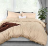 Picture of Utopia Bedding Duvet Cover Queen Size - 1 Duvet Cover with 2 Pillow Shams - 3 Pieces Bedding Duvet Cover with Zipper Closure - Soft Brushed Microfiber, 90 X 90 Inches (Queen, Beige)