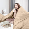 Picture of Utopia Bedding Duvet Cover Queen Size - 1 Duvet Cover with 2 Pillow Shams - 3 Pieces Bedding Duvet Cover with Zipper Closure - Soft Brushed Microfiber, 90 X 90 Inches (Queen, Beige)