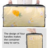 Picture of 6 Pack Under Bed Storage Containers Organizer, Large Capacity Underbed Clothes Storage Bins, Bedroom Organization and Storage, Foldable Storage Bags for Clothes Pillow Blankets Bedding