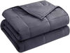 Picture of yescool Weighted Blanket for Adults (10 lbs, 48" x 72", Grey) Cooling Heavy Blanket for Sleeping Perfect for 90-110 lbs, Twin Size Breathable Blanket with Premium Glass Bead, Machine Washable