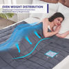 Picture of yescool Weighted Blanket for Adults (10 lbs, 48" x 72", Grey) Cooling Heavy Blanket for Sleeping Perfect for 90-110 lbs, Twin Size Breathable Blanket with Premium Glass Bead, Machine Washable