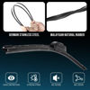 Picture of 24" + 17" Replacement For TOYOTA RAV4 2012-2006,Avalon 2004-2000,Prius 2003-2001 Front Windshield Wiper Blade Original Equipment Automotive Replacement J/U Hook Blades 2 Pack