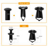 Picture of GOOACC 70PCS Engine Under Cover Splash Shield Guard Body Bolts Bumper Fender Liner Push Retainer Fastener Rivet Clips, Nylon
