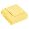 Picture of yescool Kids Weighted Blanket (7 lbs, 41" x 60", Yellow) Cooling Heavy Blanket for Sleeping Perfect for 60-90 lbs, Throw Size Breathable Blanket with Premium Glass Bead, Machine Washable
