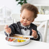 Picture of Bumkins Disney Sleeved Bib for Girl or Boy, Baby and Toddler for 6-24 Mos, Essential Must Have for Eating, Feeding, Baby Led Weaning Supplies, Long Sleeve Mess Saving Food Catcher, Jack Skellington