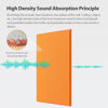 Picture of Amantech 12 Pack Acoustic Panels Self Adhesive Sound Proof Foam, High Density Sound Acoustic Panel, 16X12X0.4 Inch Rectangle Panels in Home, Office, Reccording Room, Studio,and more(Orange-Red)