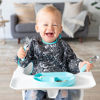 Picture of Bumkins Bibs, Baby and Toddler Bibs, Bibs for Girls and Boys 6-24 Months, Long Sleeve Bib, Baby Bibs for Eating, Lightweight Waterproof Fabric Sleeved Smock (2-Pack)
