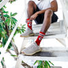 Picture of For Bare Feet NFL 4 Stripe Deuce Crew Sock, Kansas City Chiefs, Large