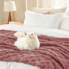 Picture of Bedsure Queen Blanket for Bed - Super Soft Cozy Blankets for Women, Cute Large Fall Blanket for Girls, Pink, 90x90 Inches