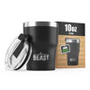 Picture of Beast 10 oz Tumbler Stainless Steel Vacuum Insulated Coffee Ice Cup Double Wall Travel Flask (Matte Black)