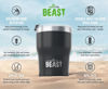 Picture of Beast 10 oz Tumbler Stainless Steel Vacuum Insulated Coffee Ice Cup Double Wall Travel Flask (Matte Black)